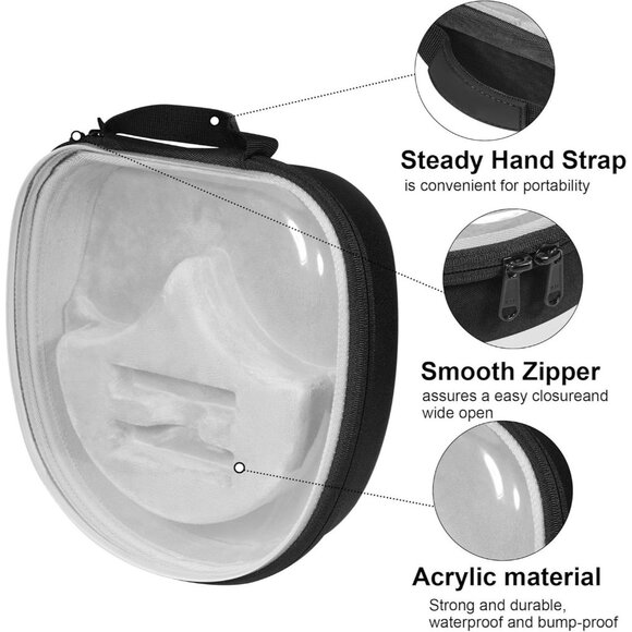 Headphones Hard Travel Case for Bose QC25/QC35/QC45/NC700/Sony/JBL Shockproof - Picture 5 of 8